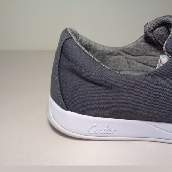 Cuater by Travis Mathew Size 8 M QUINCY Quiet Shade Gray Oxfords New Men's Shoes - Picture 3 of 13